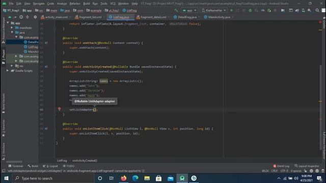 [2021] #21 Fragments and ListView Part 1 | Session 3 | Android Programming with Rana Waqas Ali