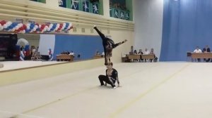 10 12 2017 Омск Кубок Зикунова Всероссийские соревнования по Спортивной Акробатике мужская пара