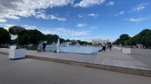Скейт-парк в Парке Горького открылся/Главные фонтаны/Moscow Park Gorkogo 2021