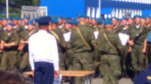 Присяга в 242 учебном центре вдв 25.07.15