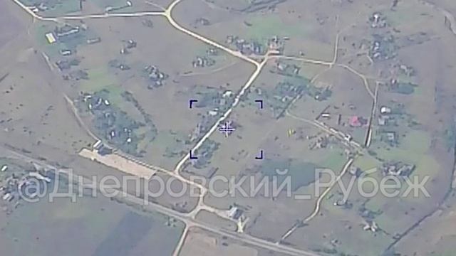 Поражение УАСом схрона БК ВСУ в подвале дома на Херсонском напр/Strike at the AFU warehouse by GS