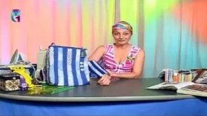 Лоскутное шитье. Шьем сумки из ткани в полоску. Мастер класс