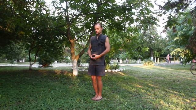 Будда тянет тысячу рук.  Упражнение из шаолиньского цигун на садху доске.