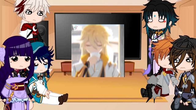 Past Genshin Impact react to traveler (last part, male mc) смотреть онлайн