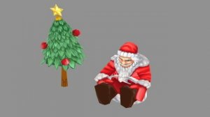 Santa character animation