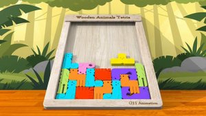Wooden Animals Tetris
