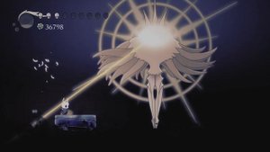 Hollow Knight бой с лучезарностью