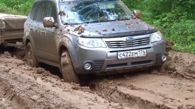 СУБАРУ ГРЯЗЬ ПРИЦЕП,субару форестер, субару рулит, танк, прорвемся, ФОРЕСТЕР смотреть онлайн
