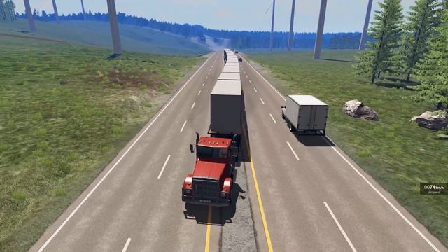 210 ТОНН БЕТОНА НА СПУСКЕ! ТОРМОЗА НЕ СПРАВЛЯЮТСЯ С ТЯЖЕСТЬЮ ГРУЗА | BeamNG.drive смотреть онлайн