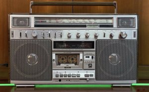 SANYO M-X820 Stereo Boombox Ghettoblaster.