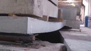 Успешные испытания дорожной плиты, армированной стеклопластиковой арматурой 8 мм.