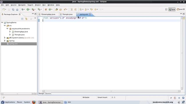 Spring Tutorial 04 Writing Code Using the Bean Factory смотреть онлайн