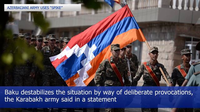 Karabakh army: Azerbaijan fires missile, mortars смотреть онлайн