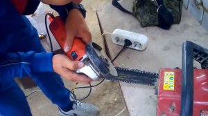 заточка цепи на бензопилу болгаркой очень быстро