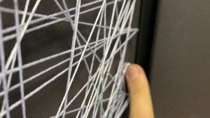 Декор стены! Самый дешевый способ. Стринг Арт