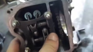 Проверка меток зажигания и установка цепи грм мопеда  Yamaha jog 36, 39, vino 26, gear 4t.