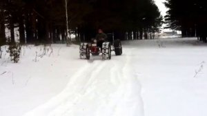 Мотоблок-вездеход