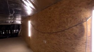 Отделка мансарды OSB плитами.