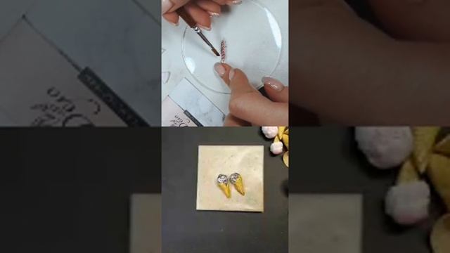 МК мороженое в рожке из полимерной глины. Эфир смотреть онлайн