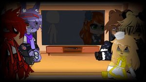 FNAF 1 react to Afton Family memes pt1 / FNAF / gacha / MY AU / Dares video for 1k subscribers