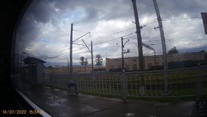 Поездка на электричке до Витебского вокзала Электричка Санкт-Петербург ЭД4М 0412