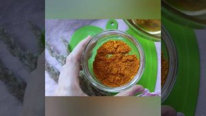 Как измельчить сухой корень куркумы!