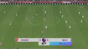 FC24 GAMEPLAY - ARSENAL VS TOTTENHAM HOTSPUR 24/09/2023 - VS LEGENDARY AI