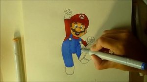 Finecolour Marker Mario Bros drawing [Bella's drawings]