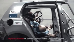 Краш-тест бустера и автокресла группы 2-3