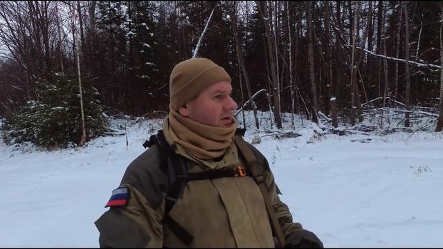 Поход поздней осенью по заснеженной Тайге смотреть онлайн