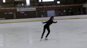 Чемпионат Европы 2022. Тренировка (Анна Щербакова)