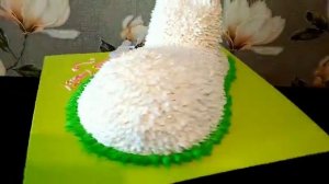 3Д торт "Котик" кремовый.& Котик на день рождения для девочки.