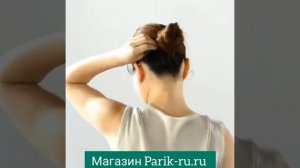 Как сделать быструю и аккуратную прическу? Шишка-пучок "Роза"