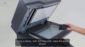 Lexmark XM5370 - Cleaning the Scanner