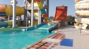 Аквапарк в отеле Ali Baba Palace Хургада Египет. Water Park at Ali Baba Palace