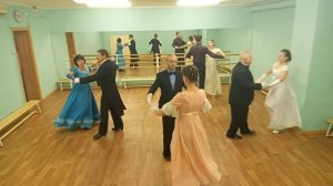 Вальс Мазурка, студии исторического бального танца Фиолент и Фарандола