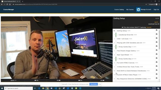 Setting up your JavaScript 30 account
