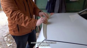 Lada Granta - установка спойлера Razor.