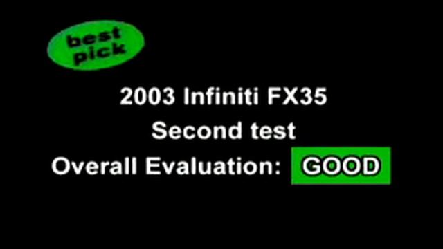 Vehicule Crash Test 2003-2005 Infiniti FX35 Frontal Impact-Extreme смотреть онлайн