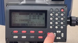 Instructions for Sokkia iM-100 Series Total Station