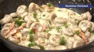 По быстрому на УЖИН что нибудь безумно вкусненькое. Ну Оочень вкусные галушки с секретом