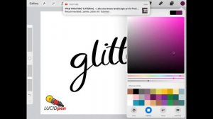 Glitter Brush for Procreate - Importing & Using LucidPen’s Glitter Brush on Procreate