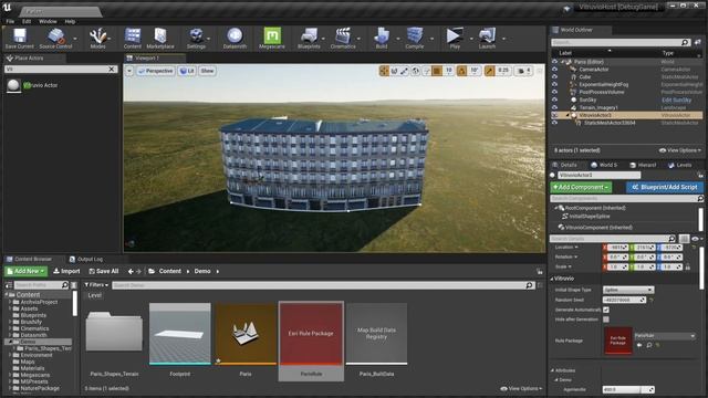 Vitruvio - CityEngine Plugin for Unreal Engine смотреть онлайн