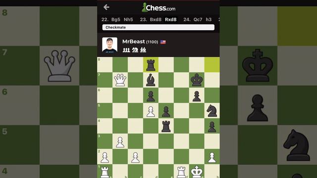 I Beat Mr Beast in Chess! #chess