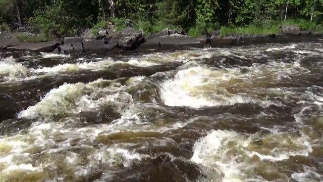 Охтапорог 3 к.с. река Охта. Осмотр нижней части порога смотреть онлайн