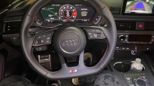 Audi s4 b9 stock exhaust revs sounds