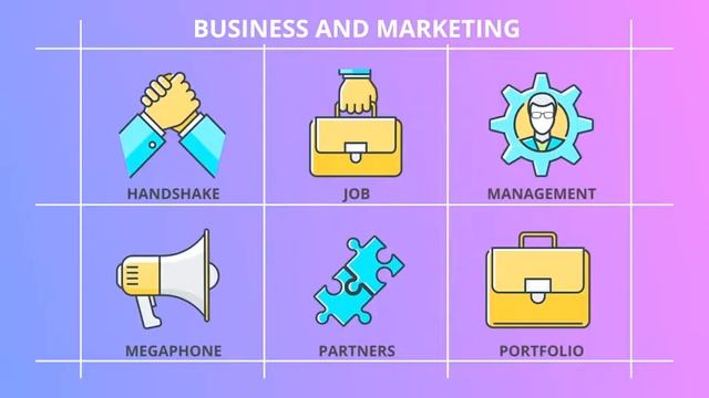 Business And Marketing - 30 Animated Icons | After Effects Elements - Envato elements смотреть онлайн