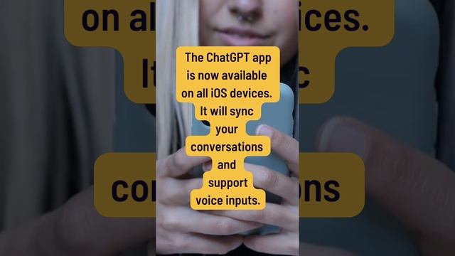 ChatGPT is now available on App Store.