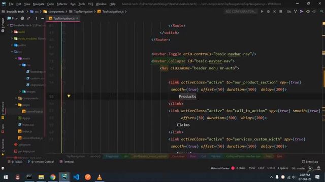 React scroll with animation effect for landing page | Bangla смотреть онлайн