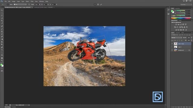 Photoshop для начинающих #13 (Свободная трансформация) Трансформация, выпуск-1